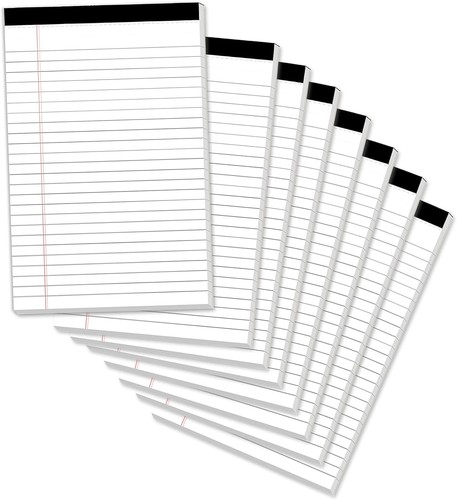 Pack small legal pads 4x6 - 8,