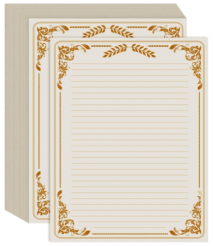Vintage lined letter - vintage,